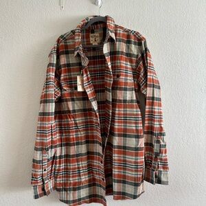 Rustic Plaid Long Sleeve Shirt